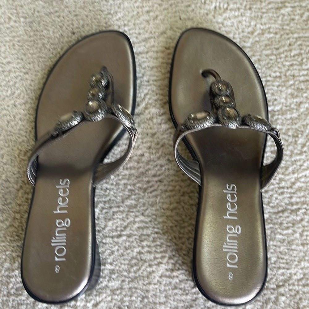 Bronze sandals